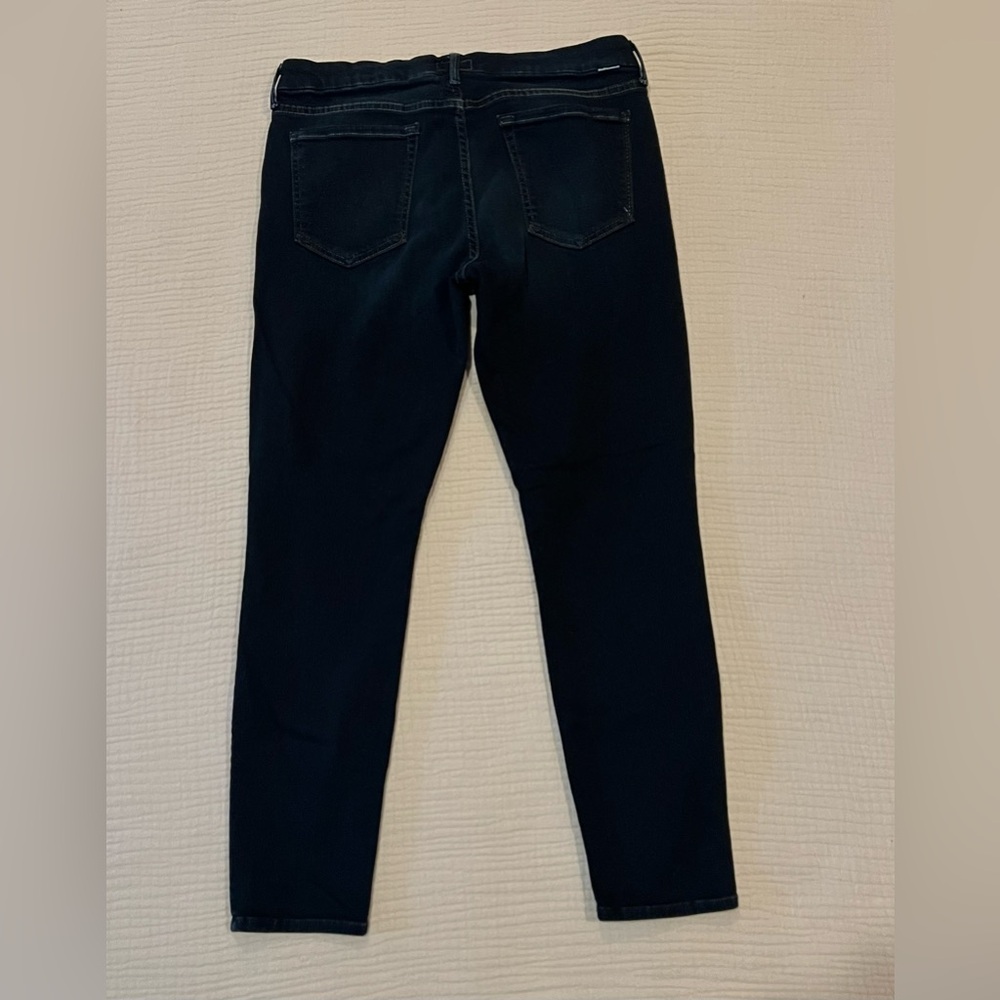 Mother The Looker Crop Jeans in Coffee Tea or Me Dark Wash Denim Size 31 - Picture 5 of 16